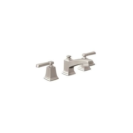 Moen Spot Resist Brushed Nickel Two-Handle Bathroom Faucet TV6220SRN